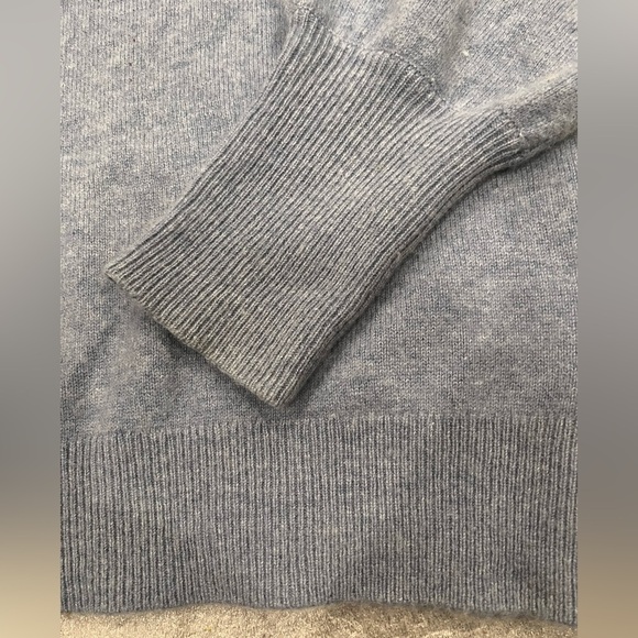 [XL]Veronica Beard Nelia Heather Blue Crewneck 100 Cashmere Sweater - Picture 4 of 13